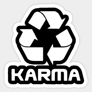 Karma Recycle Sticker